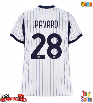 Inter Milan Benjamin Pavard #28 Replica Away Stadium Shirt for Women 2026-27 Short Sleeve